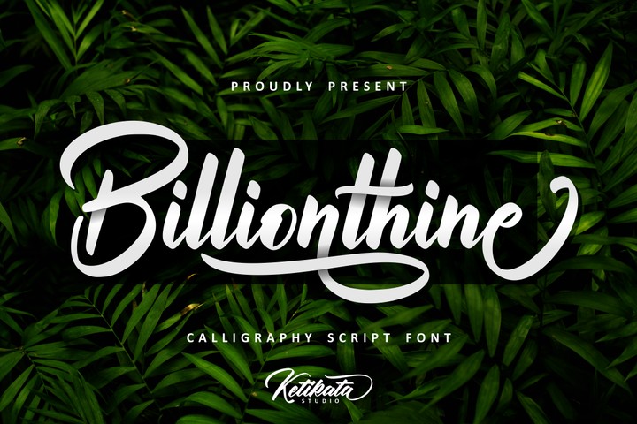 Billionthine Font